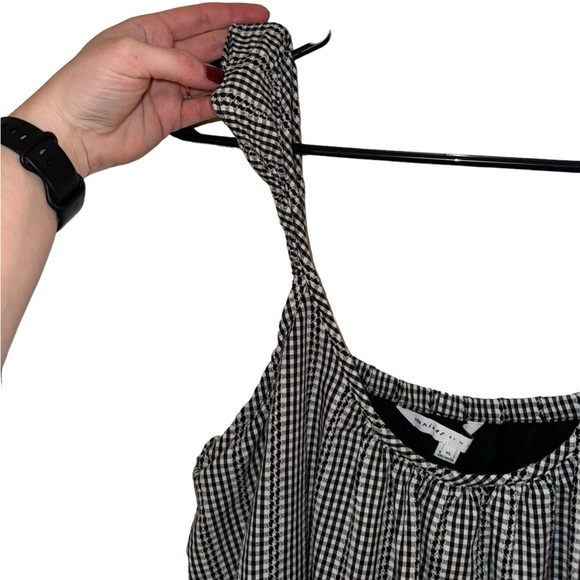 Women’s The Nines—By Hatch Black & White Gingham Sleeveless Mini Dress. Size XL. - Picture 5 of 9